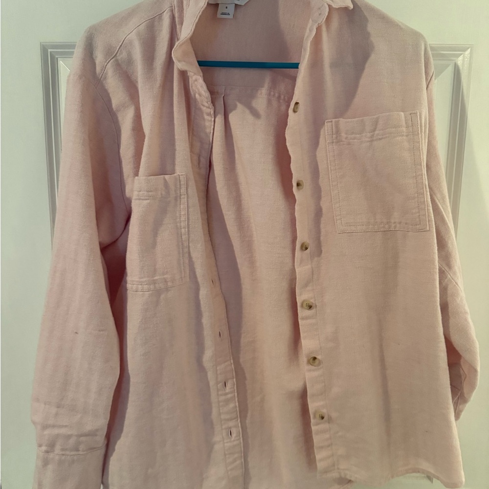 Old Navy Soft Pink Button-Down Shirt
